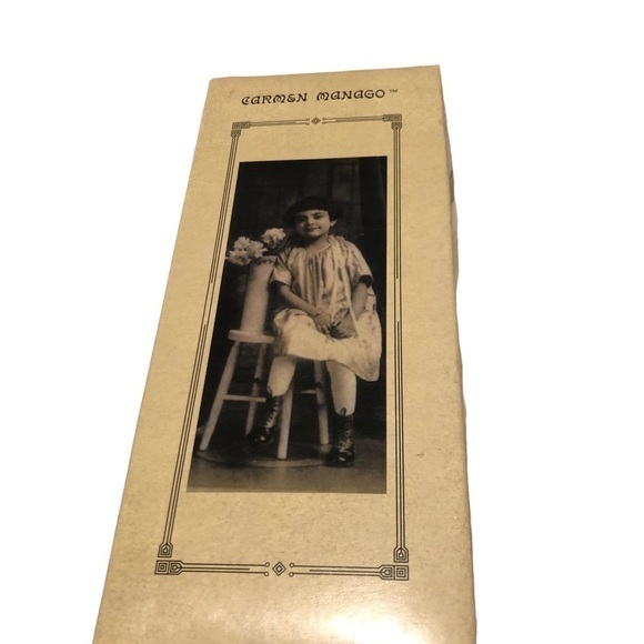 Carmen Manago Large Red Christmas Angel Soft Sculpt Feathers Ornaments 14” Box - Picture 8 of 9